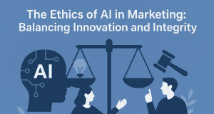 The Ethics of AI in Marketing: Balancing Innovation and Integrity The Ethics of AI in Marketing: Balancing Innovation and Integrity