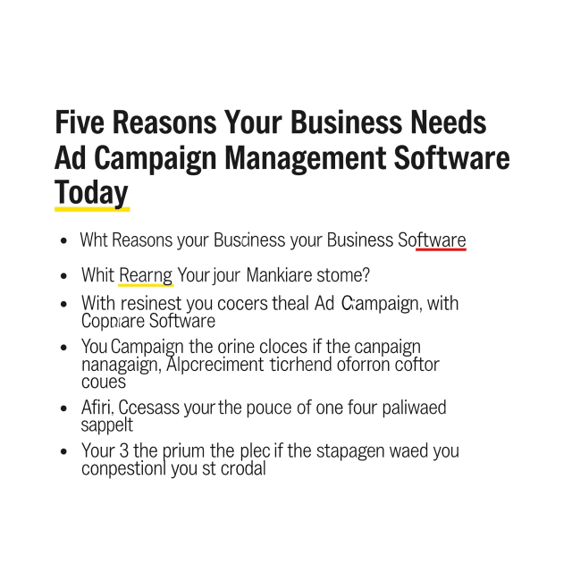 Five Reasons Your Business Needs Ad Campaign Management Software Today Five Reasons Your Business Needs Ad Campaign Management Software Today