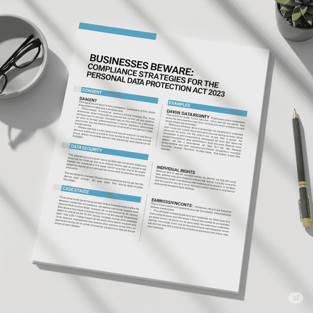 Businesses Beware: Compliance Strategies for the Personal Data Protection Act 2023