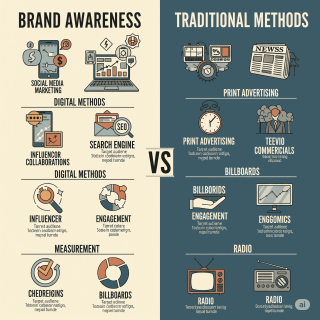 Digital vs. Traditional: Brand Awareness